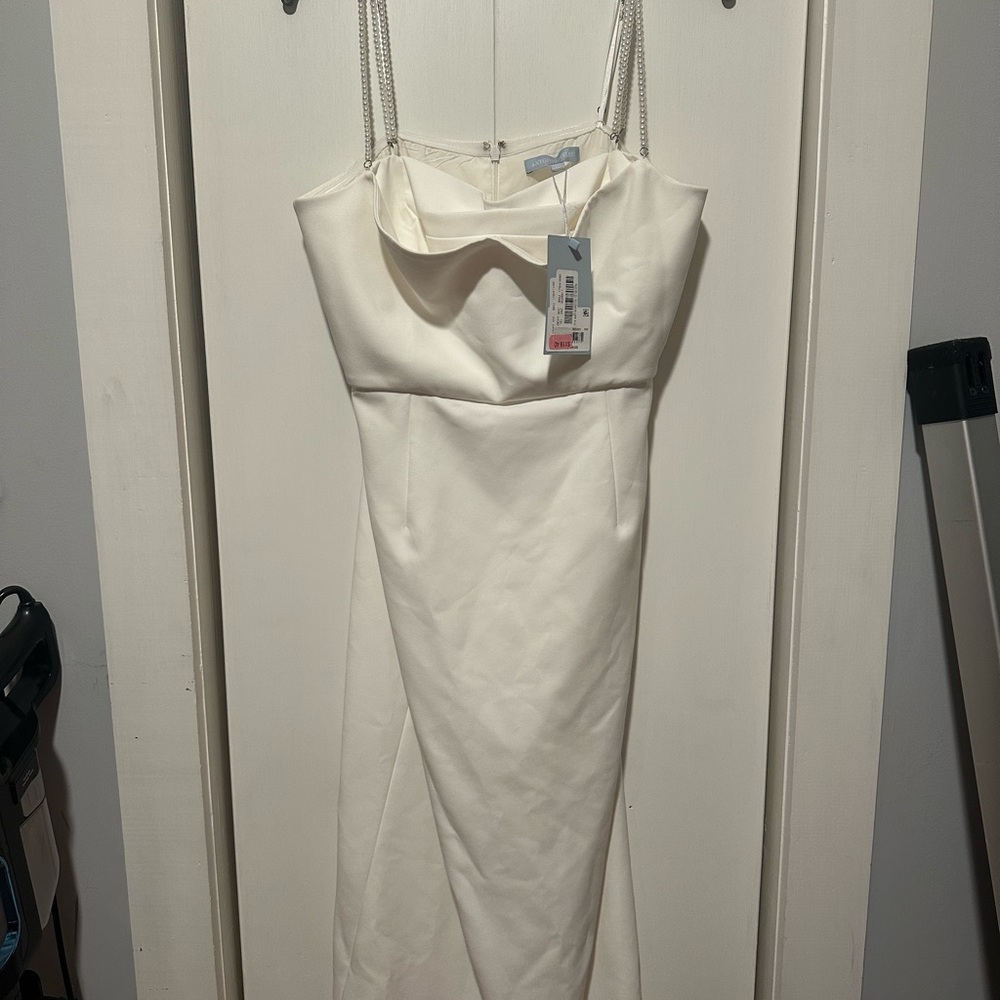 Elegant White Women's Dress